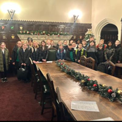 School Children In Governers Hall